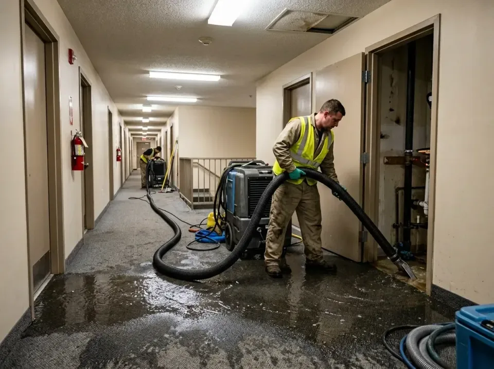 multi-unit-apartment-hallway-f-005 — frequently asked questions, Emergency Burst Pipe Water Extraction & Removal in Thermali…